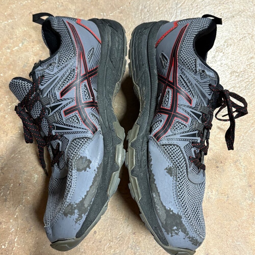 Asics Gel Venture 8 Gray Running Athletic Shoes Size 10 Extra Wide - Picture 4 of 16